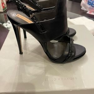 Reed Krakoff black solar sandals 38.5 excellent condition